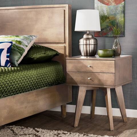 Tennant 2-Drawer Wood Nightstand from iNSPIRE Q Modern