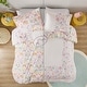 preview thumbnail 15 of 17, Intelligent Design Kids Thea Floral Reversible Cotton Duvet Cover Set with Throw Pillow
