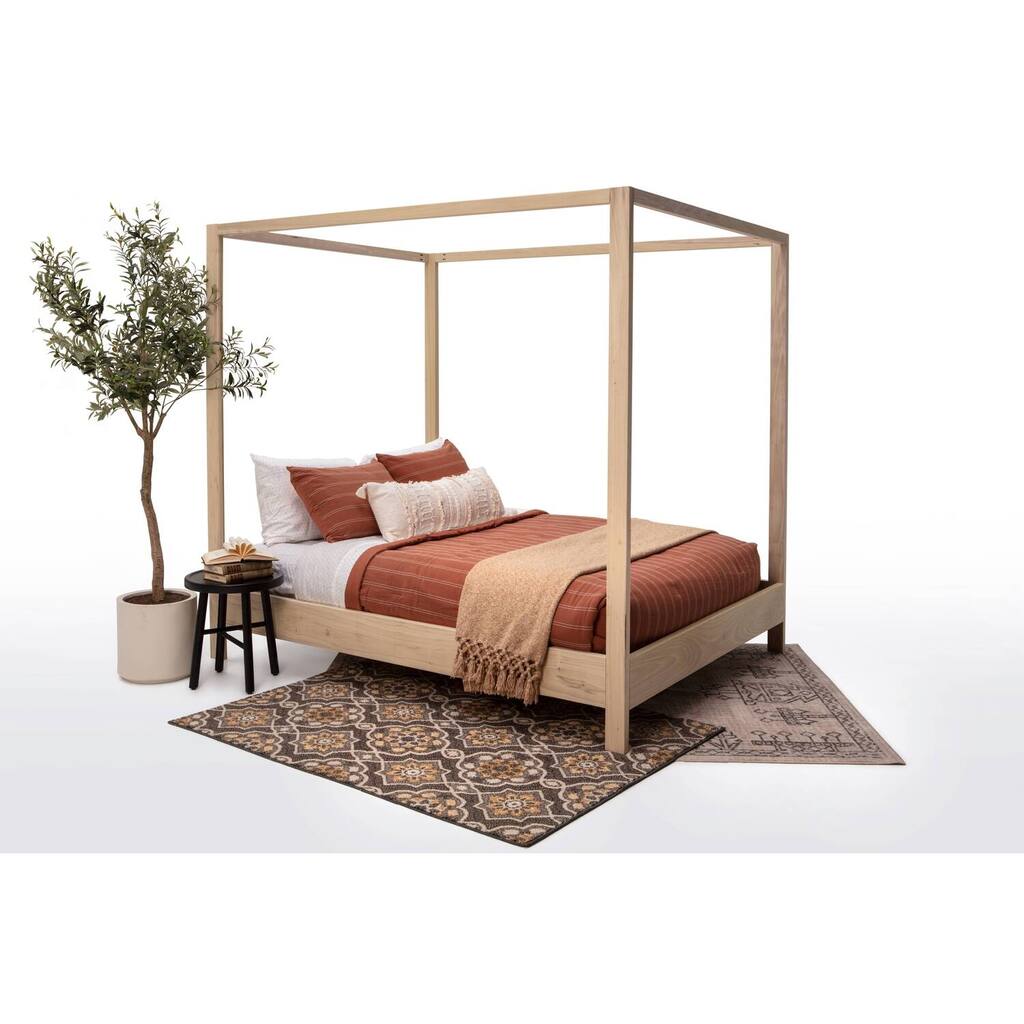 Modern Platform Bed - Solid Wood Bed Frame - Twin, Full, Queen, King Sizes