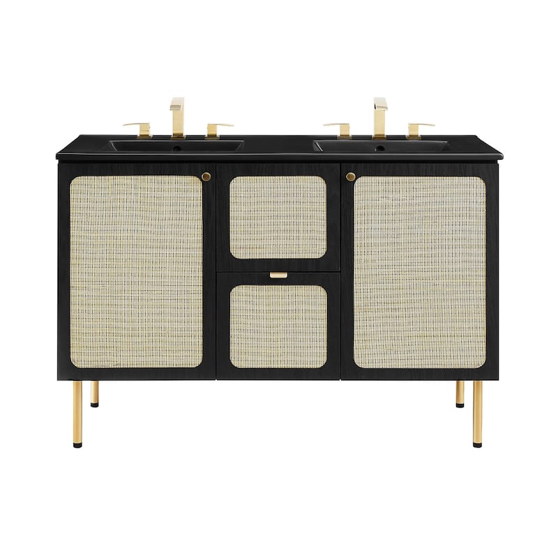 Chaucer Bathroom Vanity with Black Basin Included