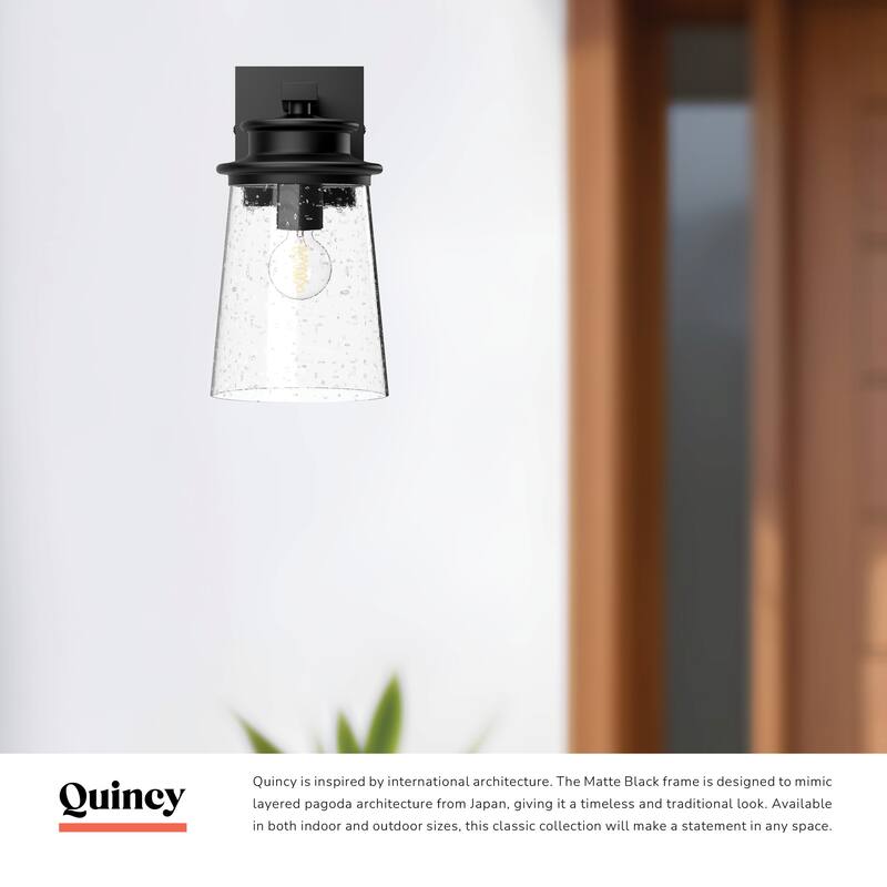Alora Lighting EW533006CB Quincy 11" Tall Outdoor Wall Sconce with