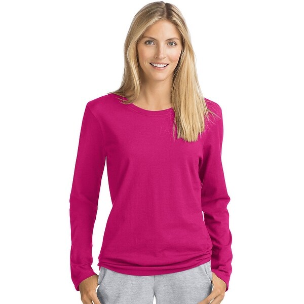 hanes pink shirt