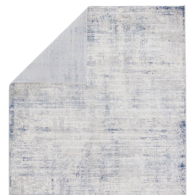 Werner Tribal Gray/ Blue Area Rug