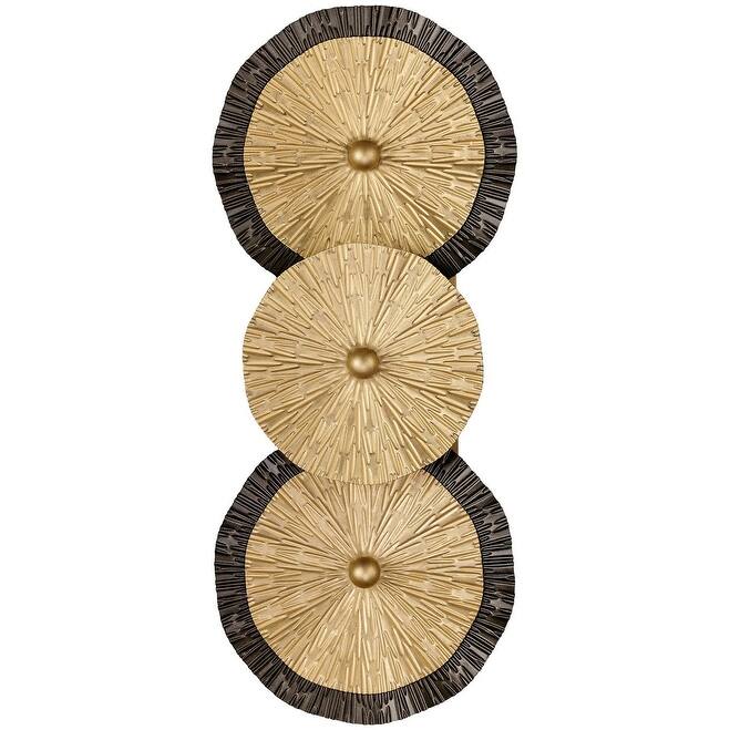 Savoy House 9-6383-2 Lincoln 17" Tall Bathroom Sconce - Distressed Gold / Bronze