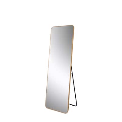 63 in. x 20 in. Full-Length Mirror Round Corner Aluminum Alloy Frame - 63"x20"