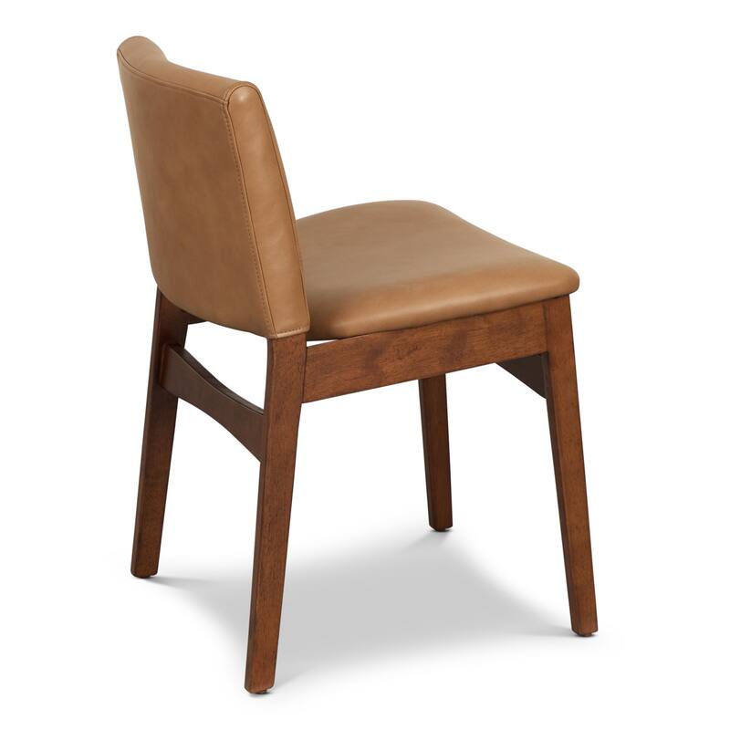 Oliva Full-Grain Italian Leather Dining Chair
