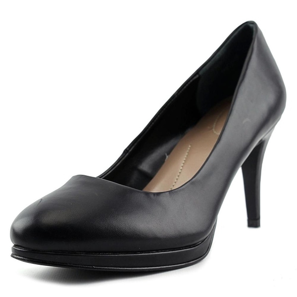 Style & Co Nikolet Women Round Toe Synthetic Black Heels