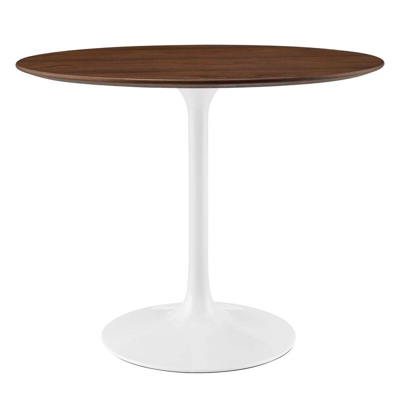 Round Walnut Dining Table