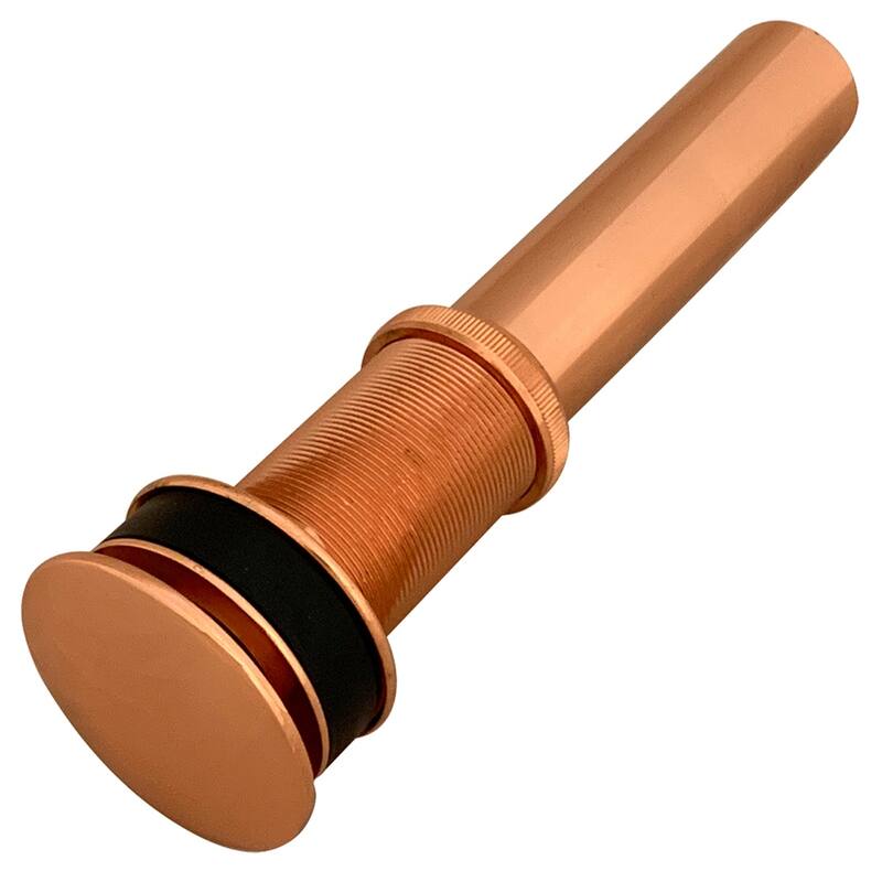 1.5-in Non-Overflow Pop-up Bathroom Sink Drain in Polished Copper (D-208PC)