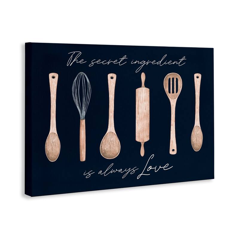 Stupell Secret Ingredient Always Love Canvas Wall Art Design By Lux + Me Designs