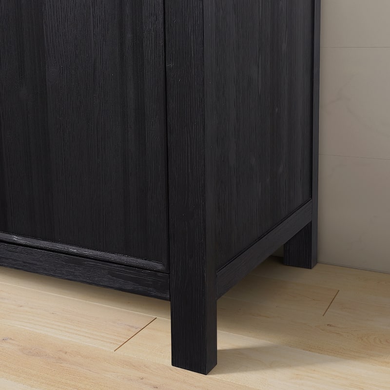 Leon 36 in. Single Bathroom Vanity with Composite Stone Top