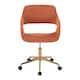 Option Orange Fabric/Gold Metal