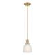 Option Brushed Brass / White