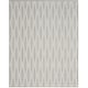 preview thumbnail 26 of 34, Nourison Casual Indoor only Diamond Area Rug 7' 10" x 9' 10" - Light/Grey