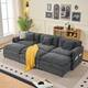 Option Grey-3 Seat(3 Ottoman)