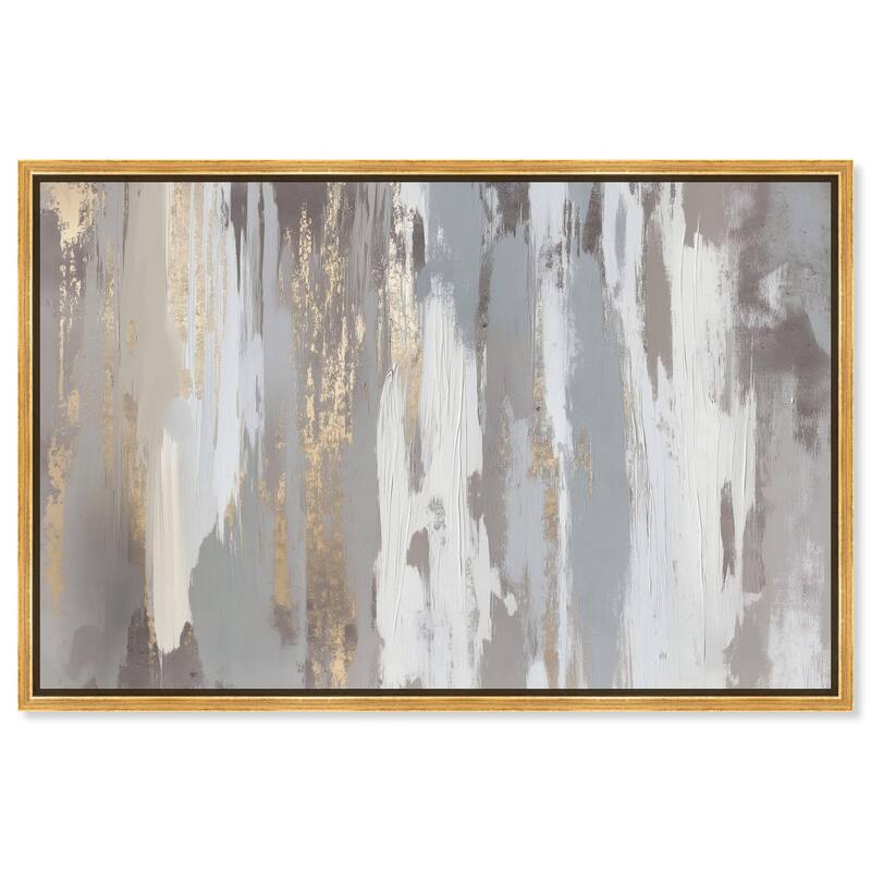 Flooding Gold II Canvas by Art Remedy - Gold - 24" x 16"