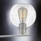 preview thumbnail 7 of 5, Luxury Utilitarian Bath Vanity Light, 8.5"H x 26.25"W, with Modern Farmhouse Style, Brushed Nickel, by Urban Ambiance