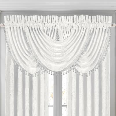 J. Queen New York Bianco Window Waterfall Valance.