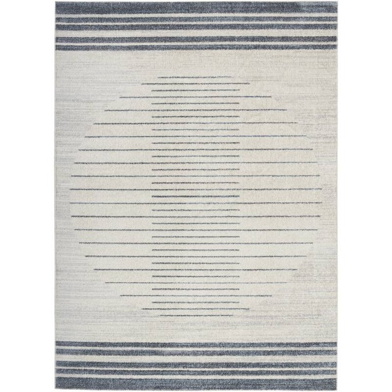 HomeRoots Geometric Modern Rectangle Area Rug