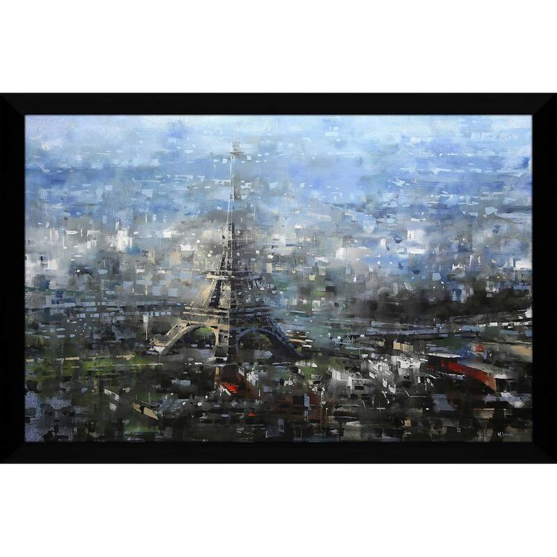 "Blue Paris" by Mark Lague Print on Acrylic