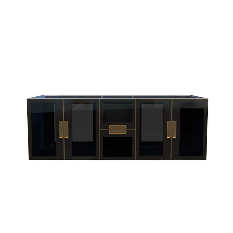 Rosario Wall Mounted Bathroom Vanity, Base Only