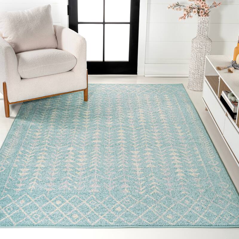 JONATHAN Y Asilah Moroccan Geometric Area Rug