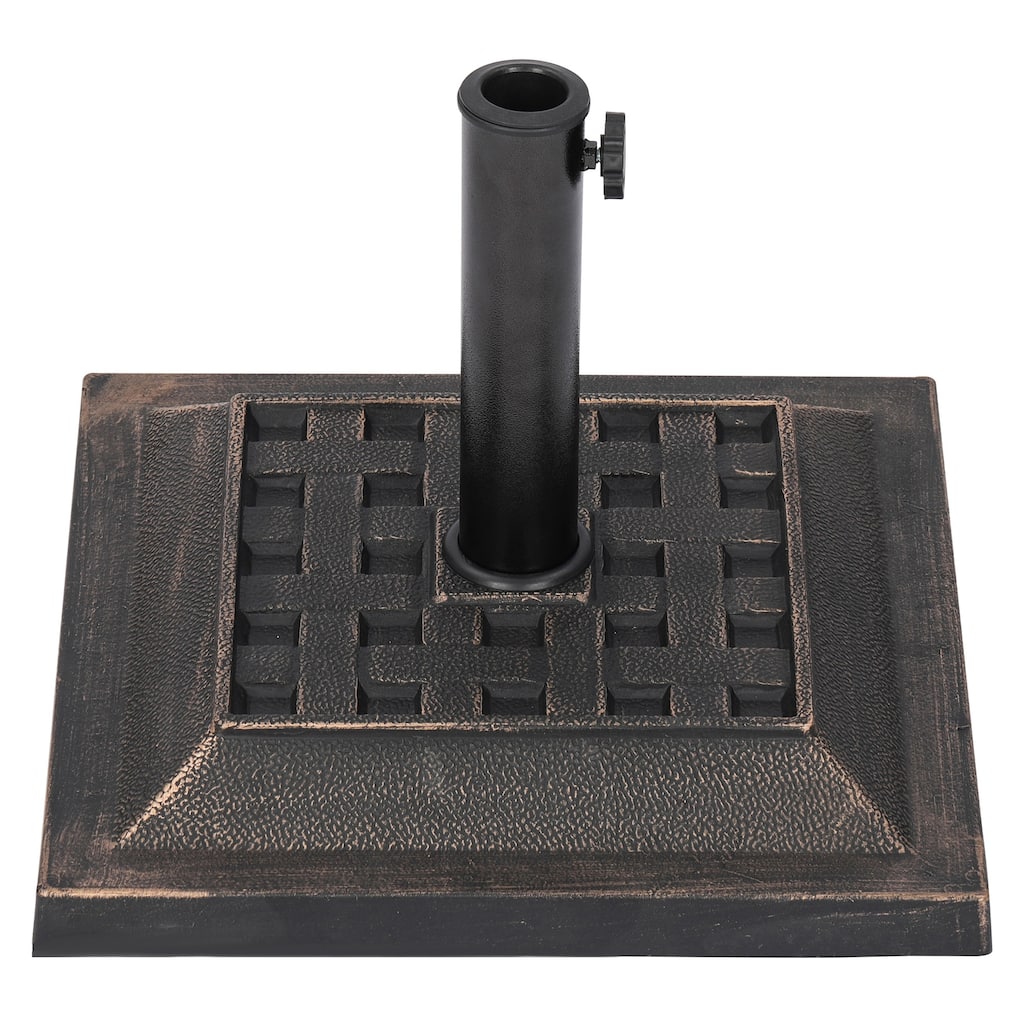 Island Umbrella 26-lb All-Weather Outdoor Square Resin Umbrella Base