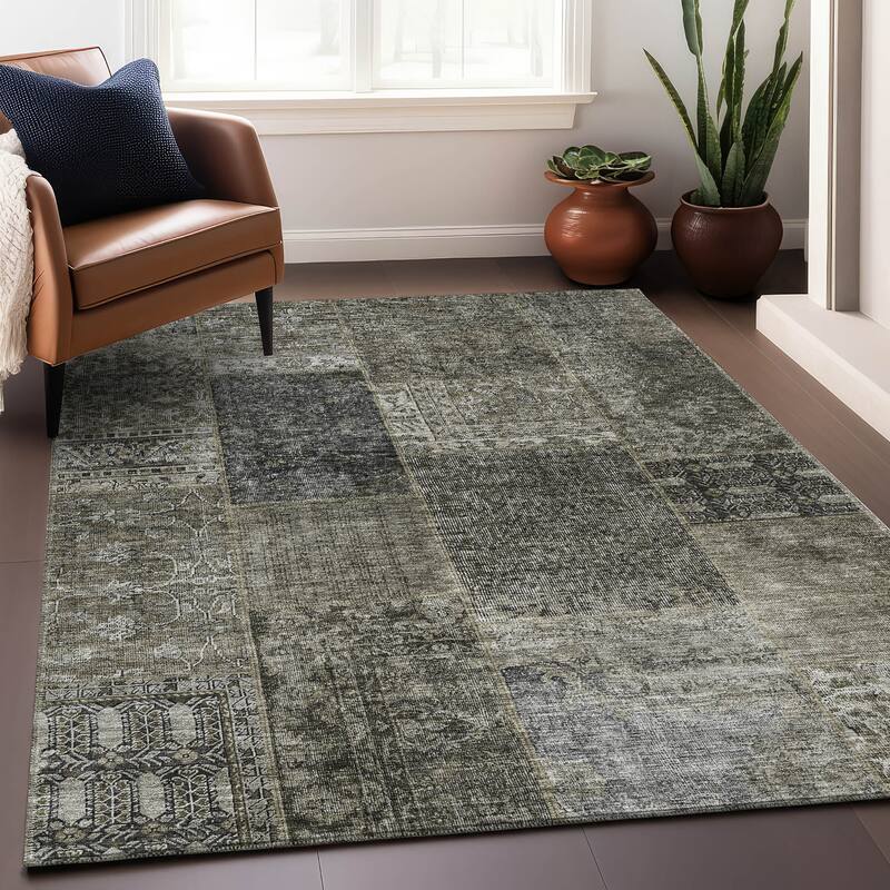 Premium Washable Super Soft Boho Patches Mayfield Rug