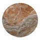 preview thumbnail 13 of 14, NADAAL STUDIOS Isolde, Round Accent Table with Banswara Marble, White - 36 X 36 X 18