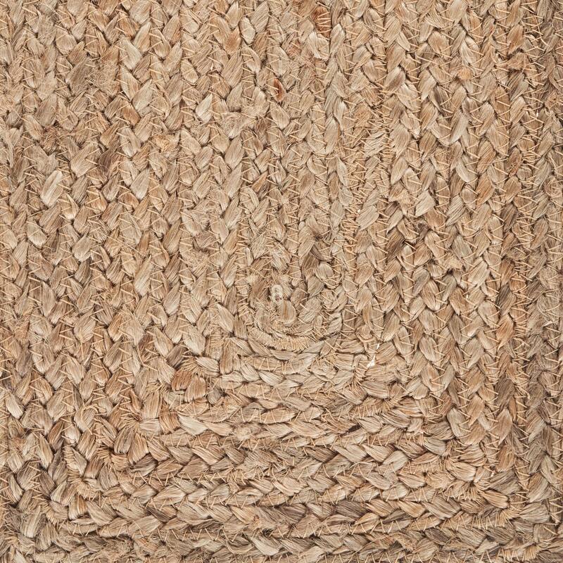 Sevita Jute Solid Placemat, Set of Four, Tan and Natural, 1'1" x 1'7" - 1'-1" X 1'-7"