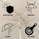 preview thumbnail 129 of 157, 9ft Tassel Patio Umbrella Auto-Tilt, Crank , by JONATHAN Y