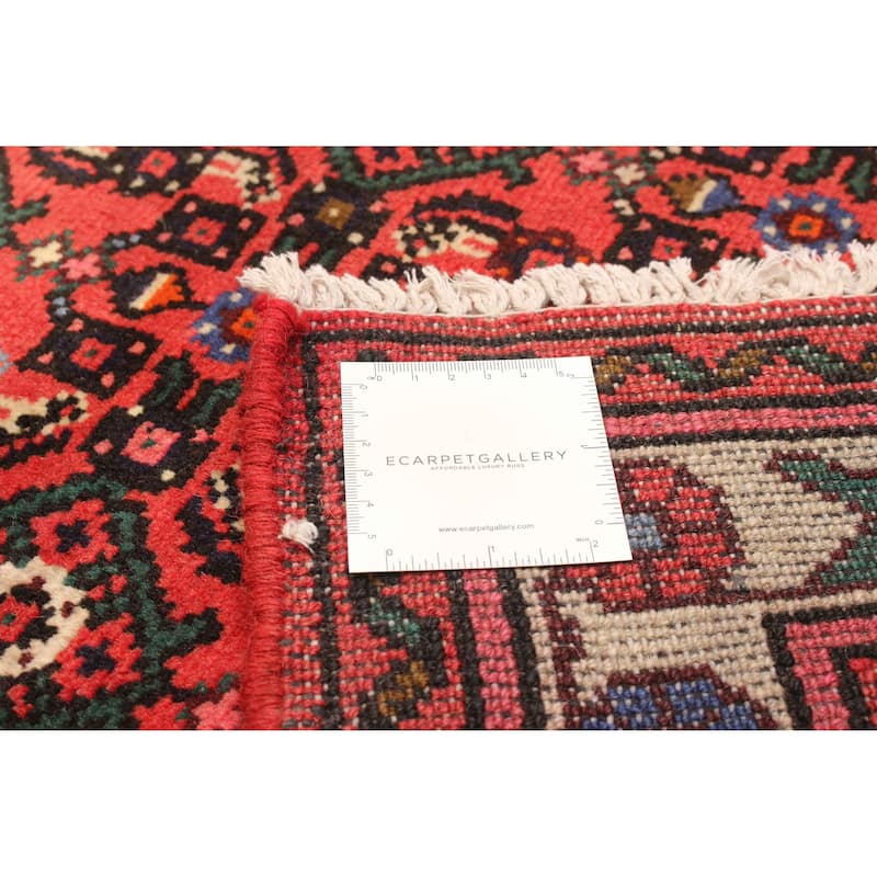 ECARPETGALLERY Hand-knotted Andelz Red Wool Rug - 2' 9" x 9' 7"