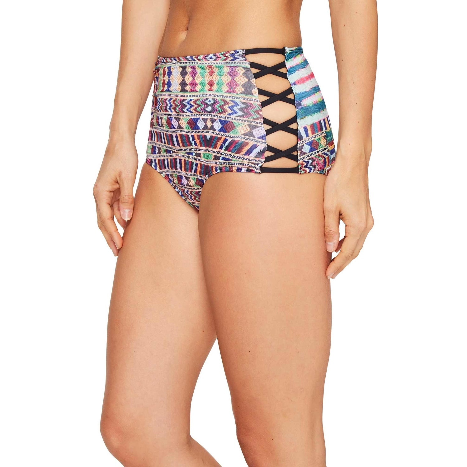 roxy high waisted bikini bottoms