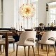 preview thumbnail 10 of 18, 12-Light Modern Glam Sputnik Round Colorful Chandelier Globe Starburst Crystal Beaded Firework Chandelier - 21.6 in. W