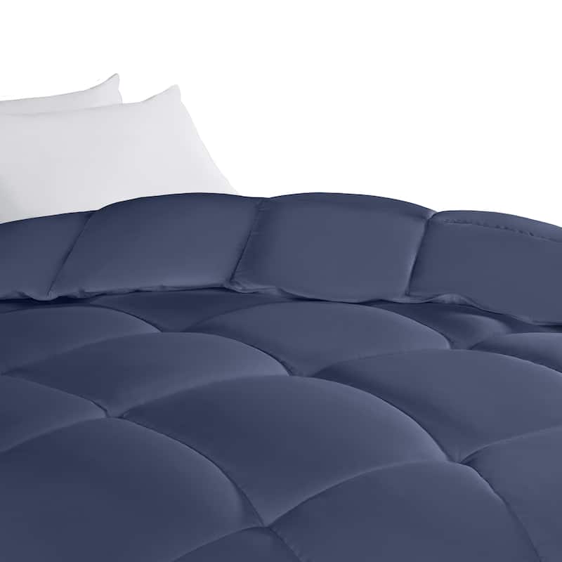 Serta Memory Flex Down Alternative Comforter, Box Quilt Duvet Insert