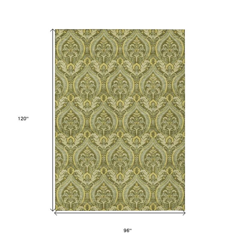 Jax Lush Floral Weather Resistant Blended Style Outdoor Rug