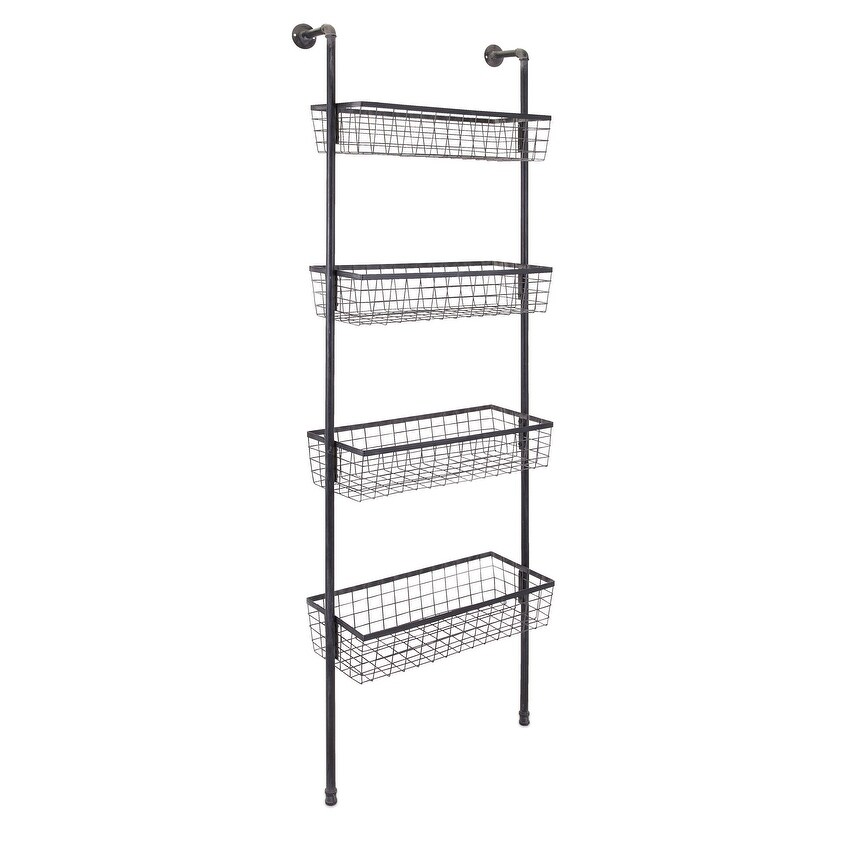 Shop Imax Home 65324 Truman Wall Four Basket Shelf Overstock 16500777