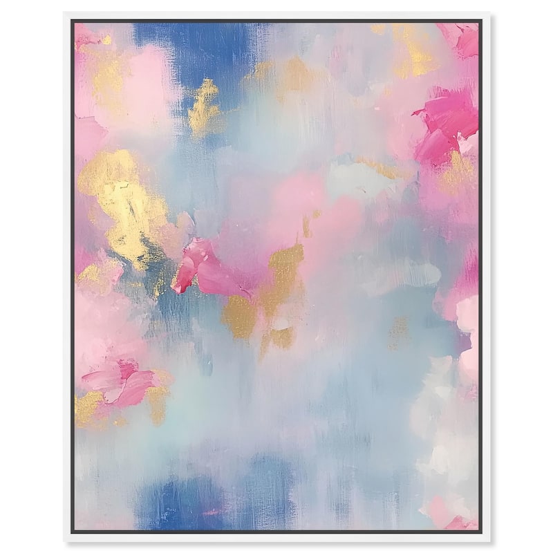 Whispering Rose Canvas by Art Remedy - 24" x 30" - White