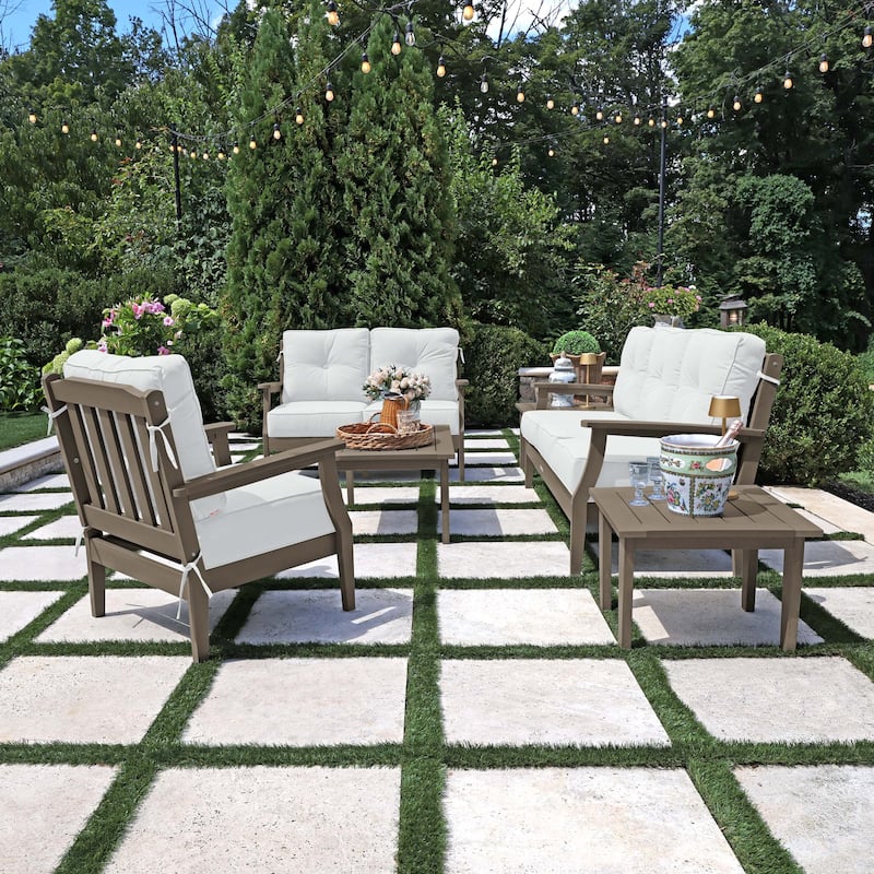 HIGHWOOD Lehigh 6-Piece Grand Deep Seating Set