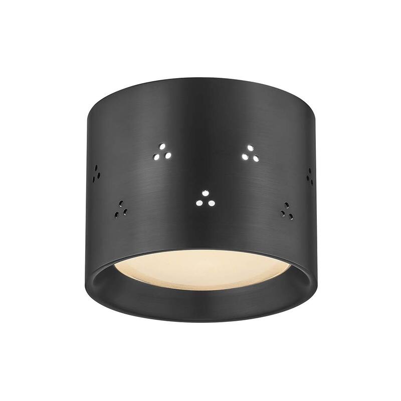 Hudson Valley Lighting CB2405 Edisto 5" Wide LED Flush Mount Ceiling - Distressed Bronze