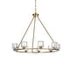 preview thumbnail 6 of 58, Colton Chandelier Satin Gold - 36"