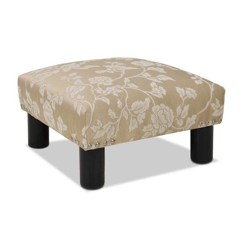 Jules 16" Square Footstool Ottoman
