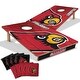 preview thumbnail 1 of 4, Louisville Cardinals NCAA Tailgate Cornhole Board Set Include Carrying Case