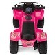 preview thumbnail 8 of 14, 6V Electric ATV Ride-On for Kids, 4-Wheeler Quad with Music, USB, MP3, Horn, for 18-48 Months, Black
