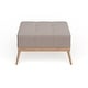 preview thumbnail 13 of 28, Carson Carrington Lund Mid-century Tufted Fabric Square Ottoman Table