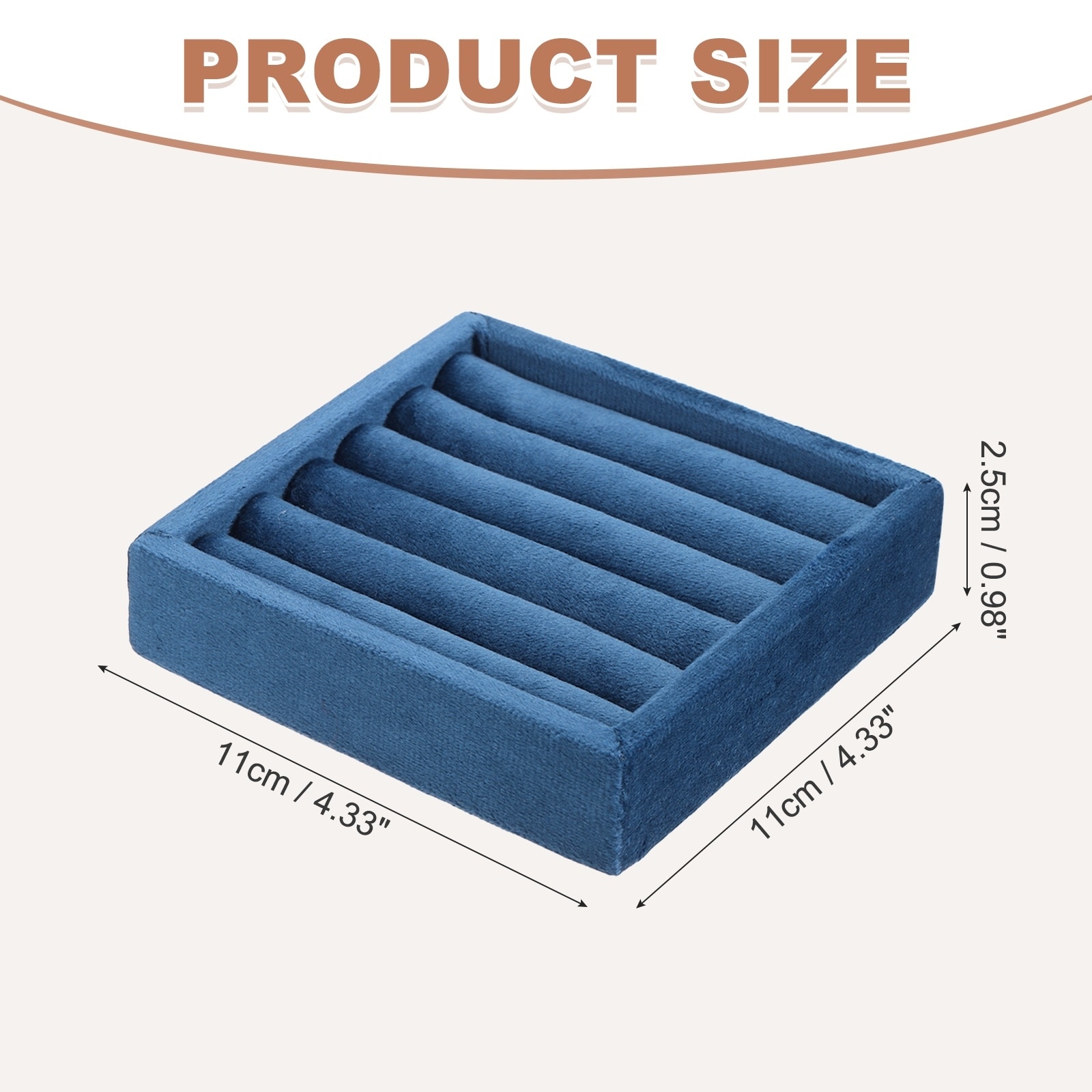 Stackable Jewelry Storage Tray Organizer for Necklaces and Rings