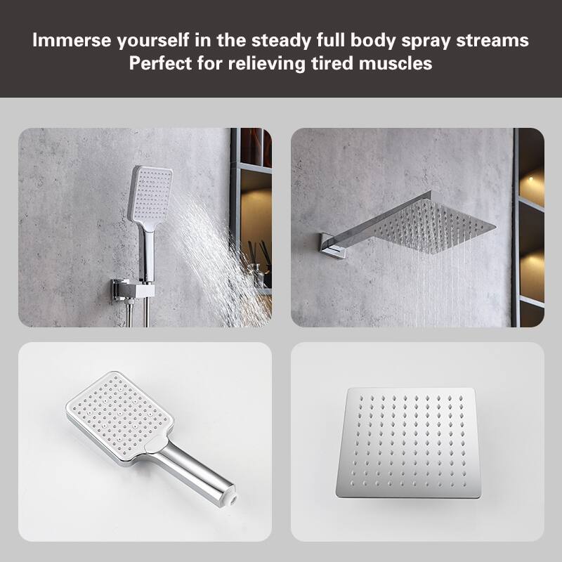 Indigo Home Complete Shower Faucet System with Rough-in Valve