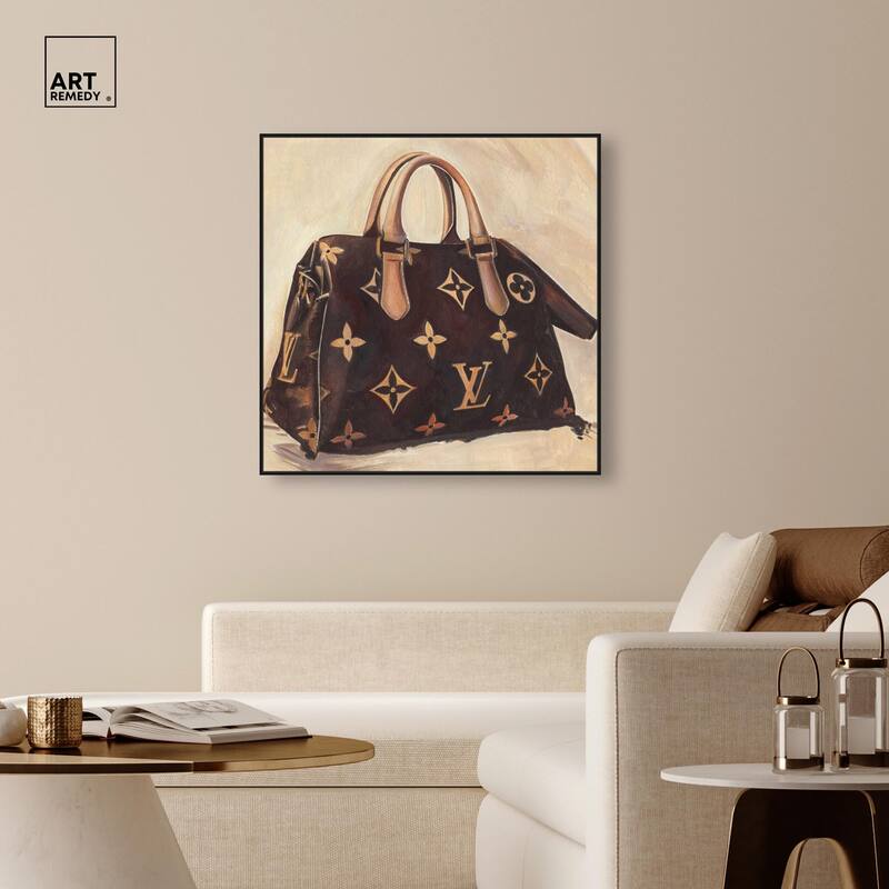 Doll Memories Majestic Monogram Canvas by Art Remedy