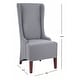 preview thumbnail 9 of 8, SAFAVIEH Dining Deco Bacall Arctic Grey Dining Chair - 24" x 28.3" x 47"