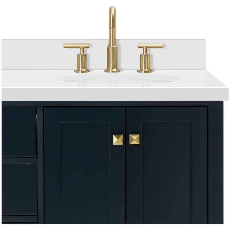 Ariel A067DWQOVO Cambridge 67" Free Standing Double Oval Basin Vanity